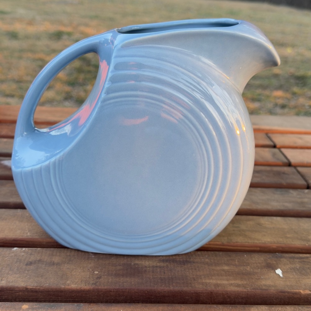 Vintage Fiesta Large Sky Blue Pitcher